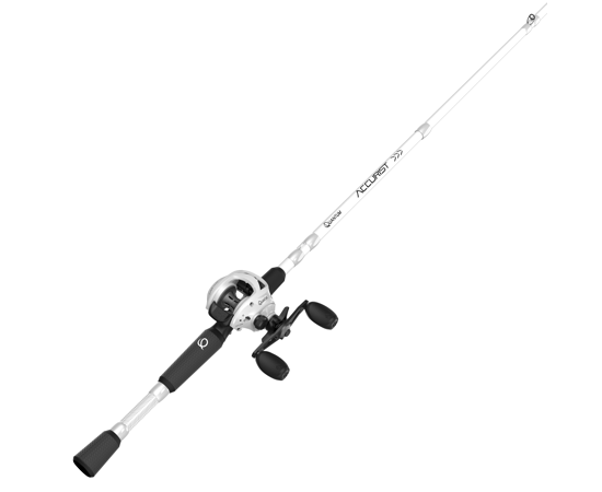 Quantum Accurist Baitcast Reel and Fishing Rod Combo, 7-Foot  1-Piece All-Purpose IM7 Graphite Fishing Pole with ComfortGrip Rod Handle,  One-Piece Aluminum Frame, Right-Hand Retrieve, Black : Sports & Outdoors
