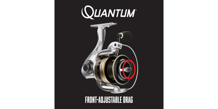 Quantum Strategy Spinning Fishing Reel, 6 Ball Bearings (5 + Clutch) with a  Smooth and Powerful 5.2:1 Gear Ratio, Continuous Anti-Reverse Clutch with